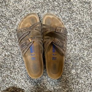 Birkenstock Sandals. Brown. Size 38.
